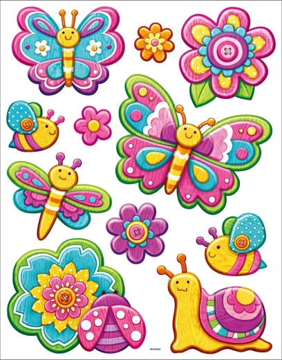 Dekorativne zidne naljepnice Leptir