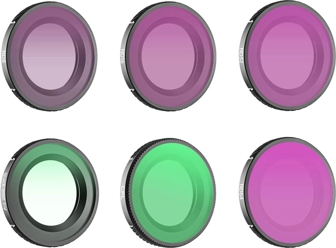 Set od 6 filtera Sunnylife za DJI Osmo Nano – 1/4 Black Mist, CPL, ND8, ND16, ND32, ND64