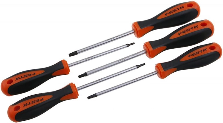 Set TORX odvijača FESTA S2, 5 dijelova