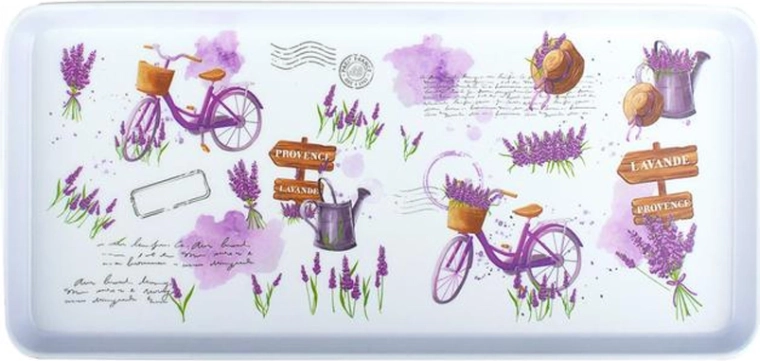 Poslužavni pladanj pravokutni Lavanda 35 × 16,5 × 2,3 cm