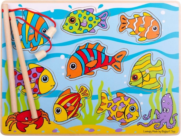 Bigjigs Toys pecanje ribica na magnetskoj ploči