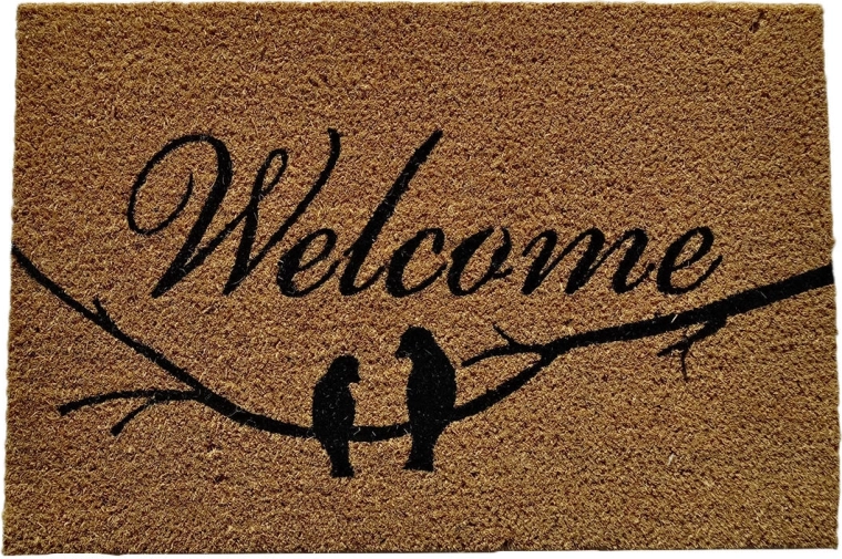 Otirač od kokosovih vlakana i PVC-a 40 × 60 cm Welcome