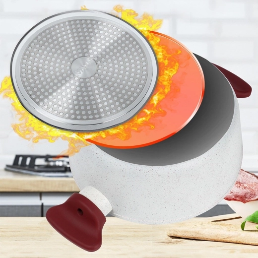 Indukcijsko dno za ravnomjernu raspodjelu topline