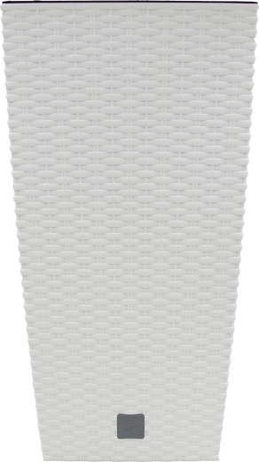 Plastična sadilica Rato Square 26,5 × 26,5 × 50 cm bijela