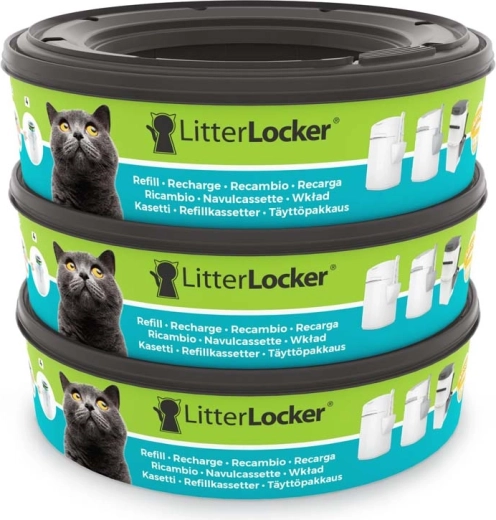 LitterLocker zamjenske kazete za kantu za mačji pijesak (3 kom)