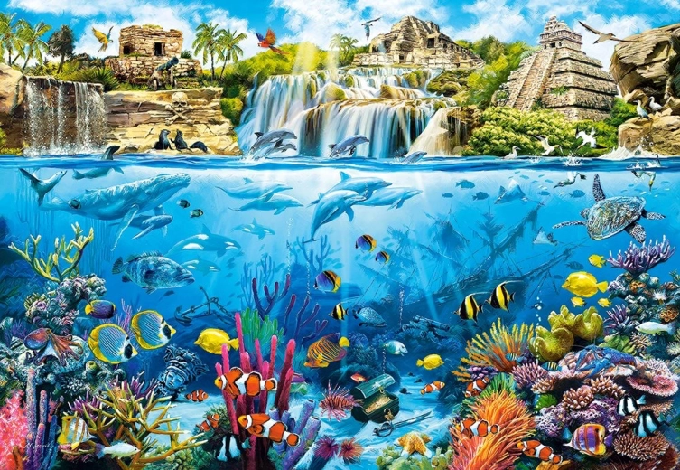 Puzzle od 1500 dijelova – Gusarski otok: Koraljni greben