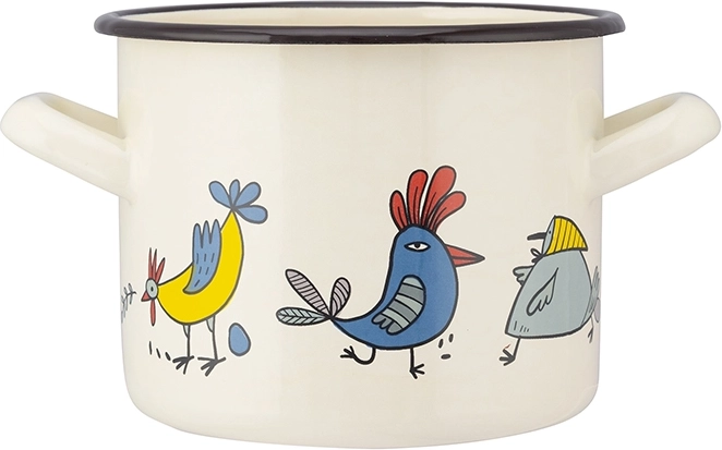 Lonac 1,5 l Kurki (motiv gljiva) 14 cm