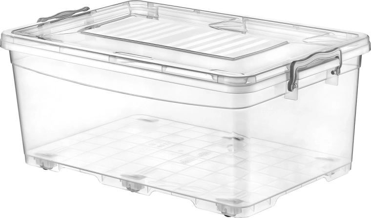 Spremnik s kotačićima 40 l prozirni MULTI BOX