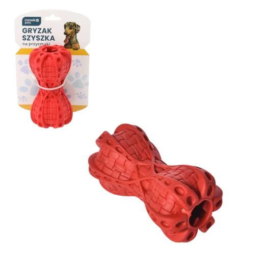 Žvakalica za pse u obliku šišarke s prostorom za poslastice