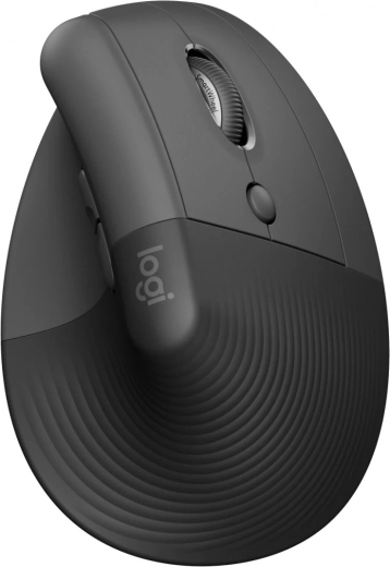 Ergonomski vertikalni miš Logitech Lift for Business, grafitni