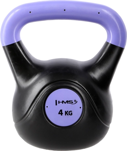 Kompozitni kettlebell HMS 4 kg ljubičasti