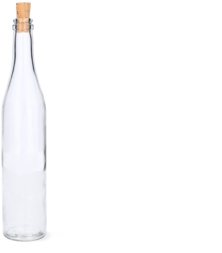 Staklena bočica s čepom od pluta 500 ml