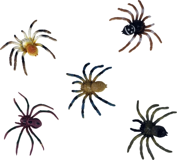 Dekorativni plastični pauci set od 5 kom