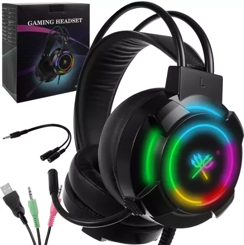 Gaming slušalice s mikrofonom DUNMOON RGB 5.1