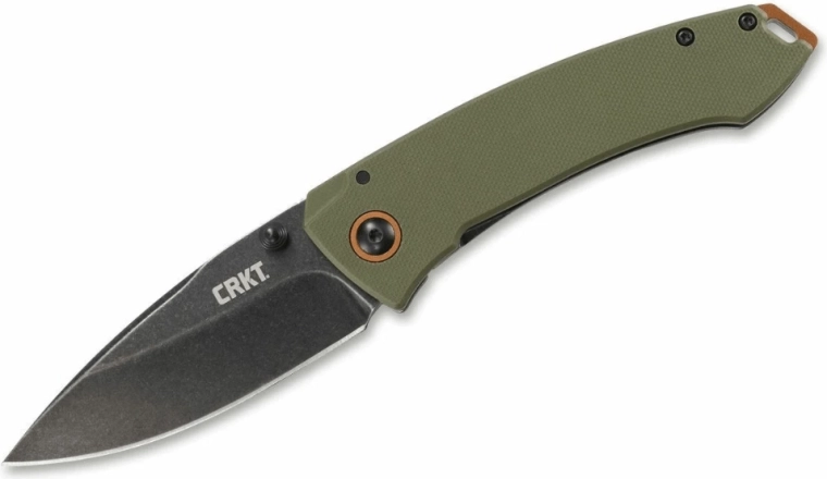 CRKT Tuna OD Green sklopivi džepni nož 8,2 cm, stonewash, G10