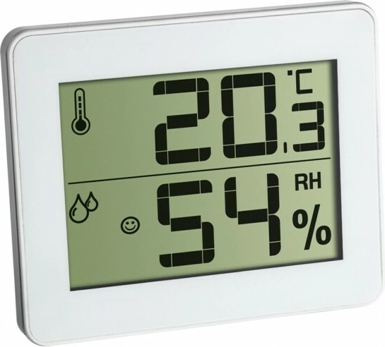 Digitalni termometar i higrometar TFA, bijeli