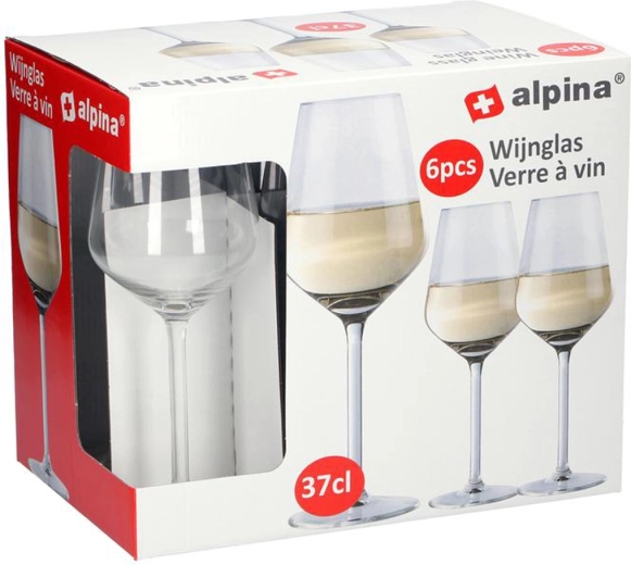 Alpina čaše za bijelo vino 370 ml (6 kom)