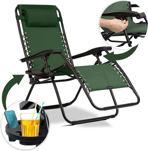 Praktični bočni stolić s držačem za piće i telefon