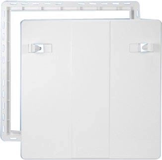 Revizijska vrata 600 × 600 mm plastika bijela