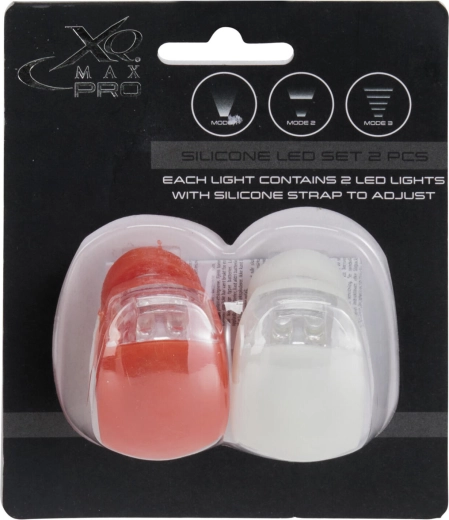 Silikonsko LED svjetlo s 3 načina rada (crveno i bijelo) – set od 2 kom