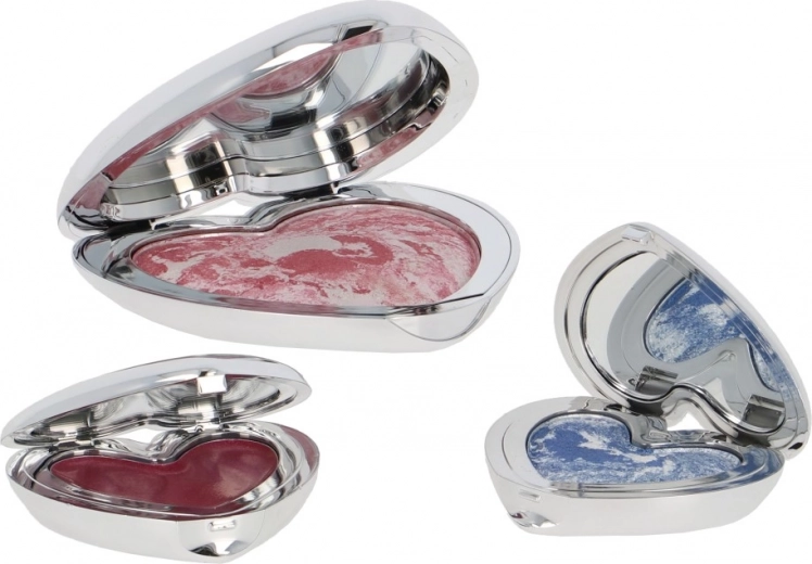 Rumenilo i sjenilo s mramornim finišem