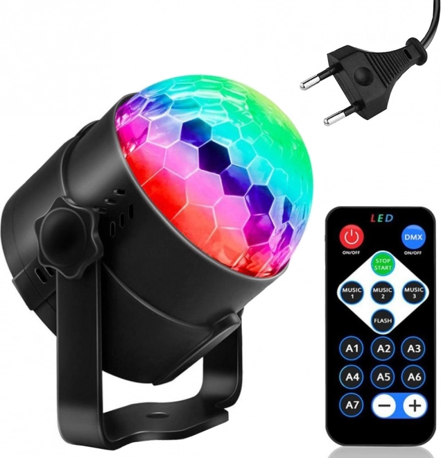 LED disko projektor s RGB svjetlosnim efektima