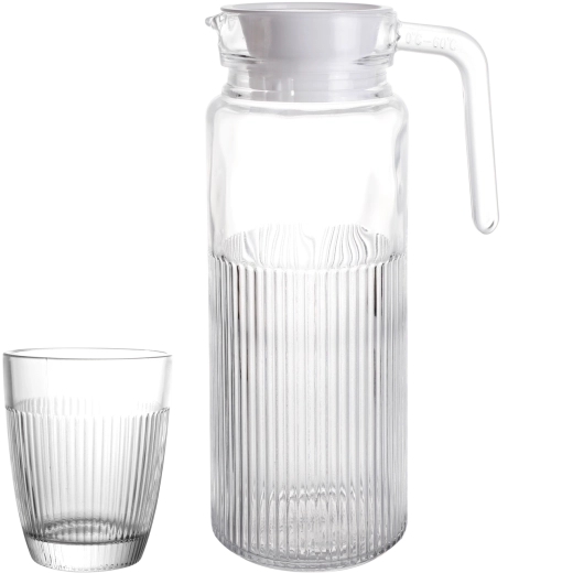 Set od 6 čaša 250 ml i vrč 1 l
