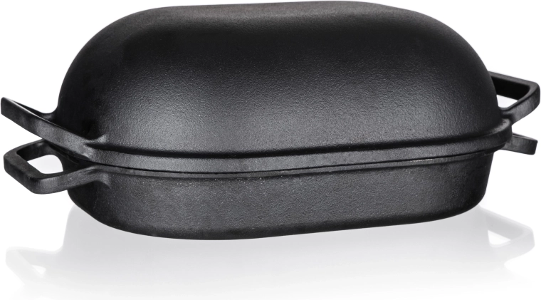 Ovalni lijevani pekač s poklopcem