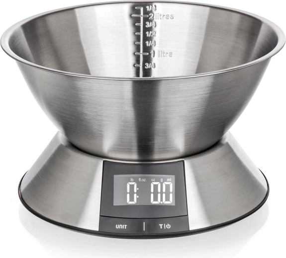 Digitalna kuhinjska vaga s inox zdjelom 5 kg