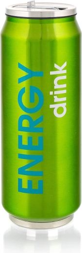 Termo šalica u obliku limenke BE COOL ENERGY 430 ml – zelena