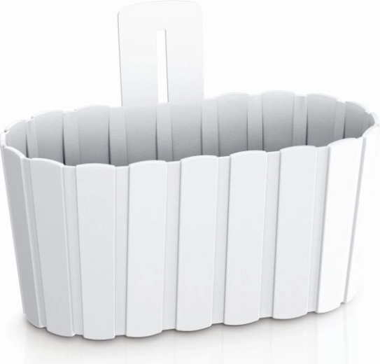 Viseća zidna tegla Boardee Wall 27,4 cm bijela