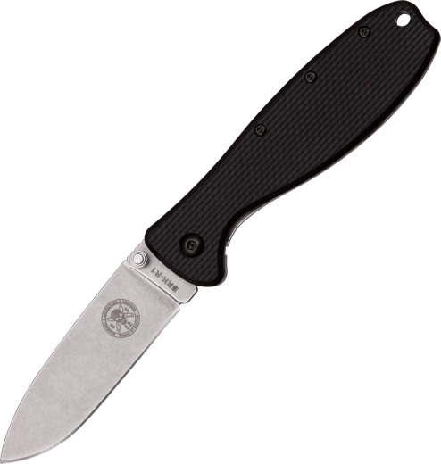 Džepni nož ESEE Zancudo, 7,7 cm, stonewash, crni, FRN