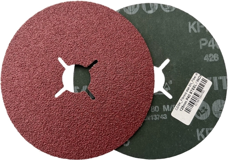 Vlaknasti brusni disk 125 mm, granulacija 24
