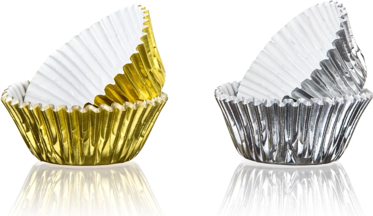Aluminijske slastičarske košarice 7,2 × 2,1 cm CULINARIA (42 kom)