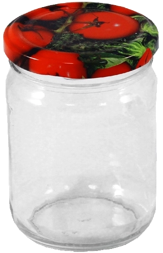 Staklena tegla za zimnicu 280 ml s poklopcem 82 mm