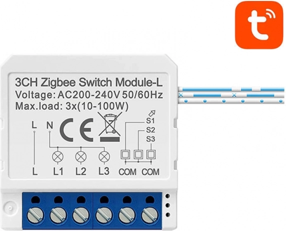 Pametni ZigBee prekidač bez neutralnog Avatto LZWSM16-W3