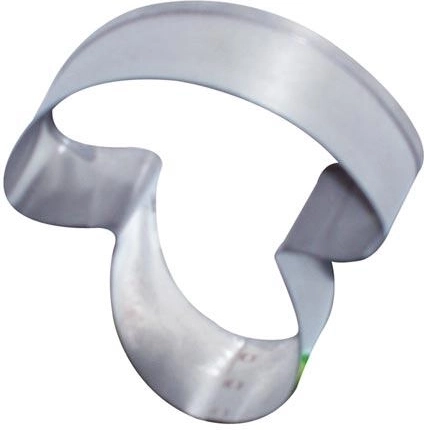 Rezači za kekse od nehrđajućeg čelika gljiva, set 10 kom