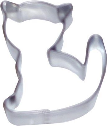 Rezač za kekse od nehrđajućeg čelika mačkica – set 10 kom