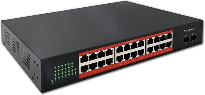 Gigabitni mrežni preklopnik 24× RJ45 i 2× SFP 1 Gb/s