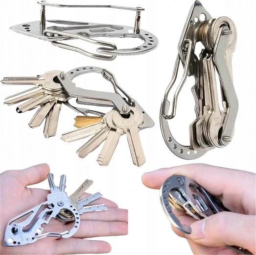 Brzo pričvršćivanje zahvaljujući opružnoj karabiner kopči