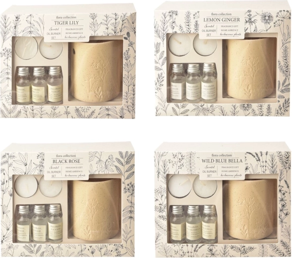 Keramička aroma lampa – set 6 kom (mix 4 dizajna)