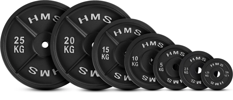 Uteg HMS TCN 5 kg od lijevanog željeza (31 mm)