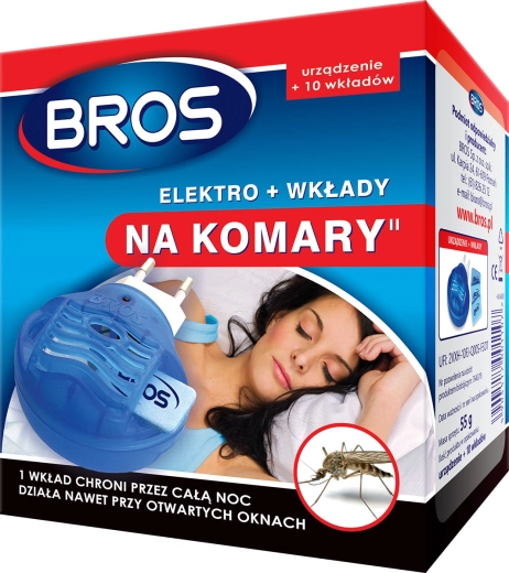 Elektrofumigator protiv komaraca s 10 uložaka BROS