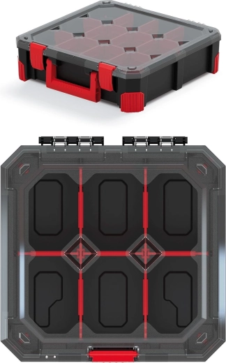 Organizator Titan sa 6 pretinaca, prozirni poklopac