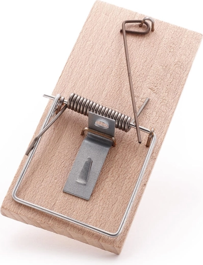 Drvena klopka za miše od bukovine