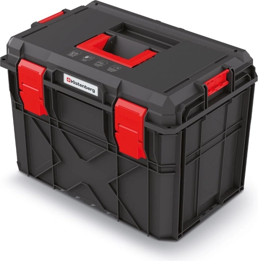 Modularni kovčeg za alat X-Block Pro, 546 × 380 × 407 mm, crni