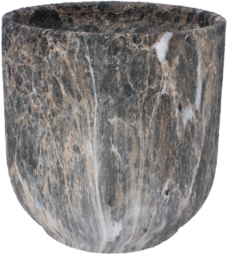 Keramička dekorativna tegla s mramornim efektom 29 × 29 × 29,5 cm