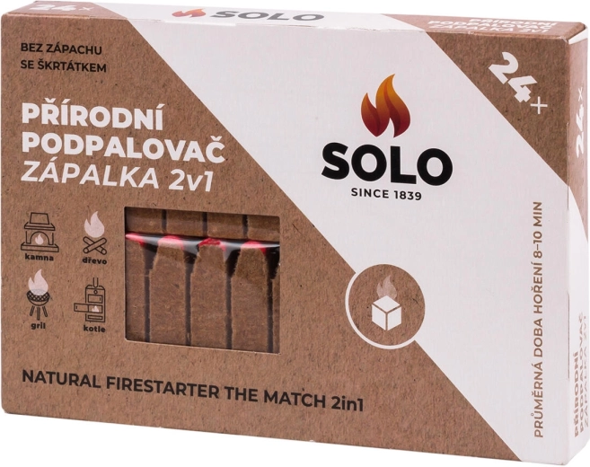 Prirodni podpaljivač 2u1 24 kom SOLO
