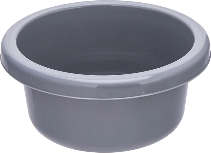Okrugla plastična zdjela 4 l siva 26 cm