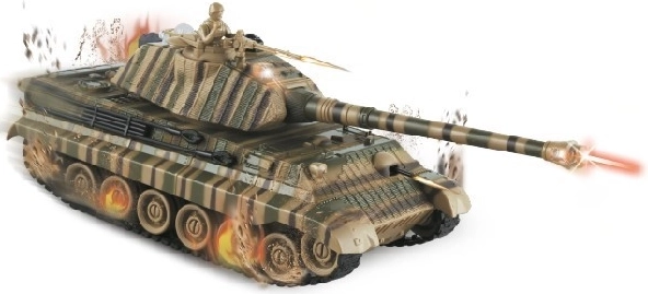 RC tenk King Tiger s borbenim setom